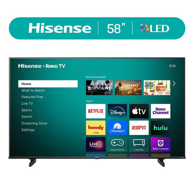 Hisense 58QD50R 58 Inch QLED 4K Roku Smart TV
