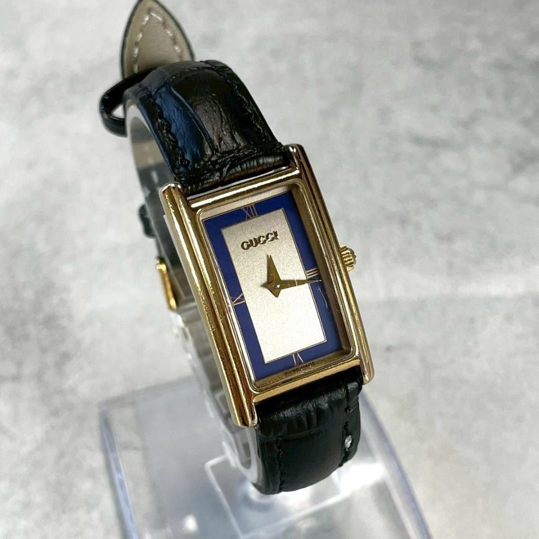 Gucci 2600L Roman Rectangular Watch Stainless Ste… - image 6