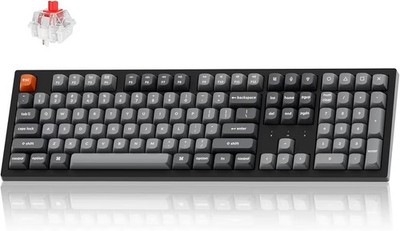 Keychron K10 Max Wireless Custom Mechanical Keyboard, QMK 2.4 GHz Bluetooth...