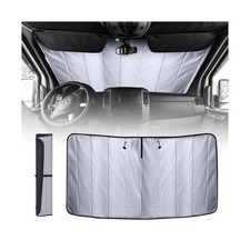 Living in a Bubble Insulated Blackout Windshield Cover for Mercedes Sprinter ...