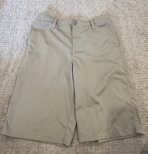 Under Armour Golf Shorts Boy's 18 TAN Style 1290349 Loose Fit