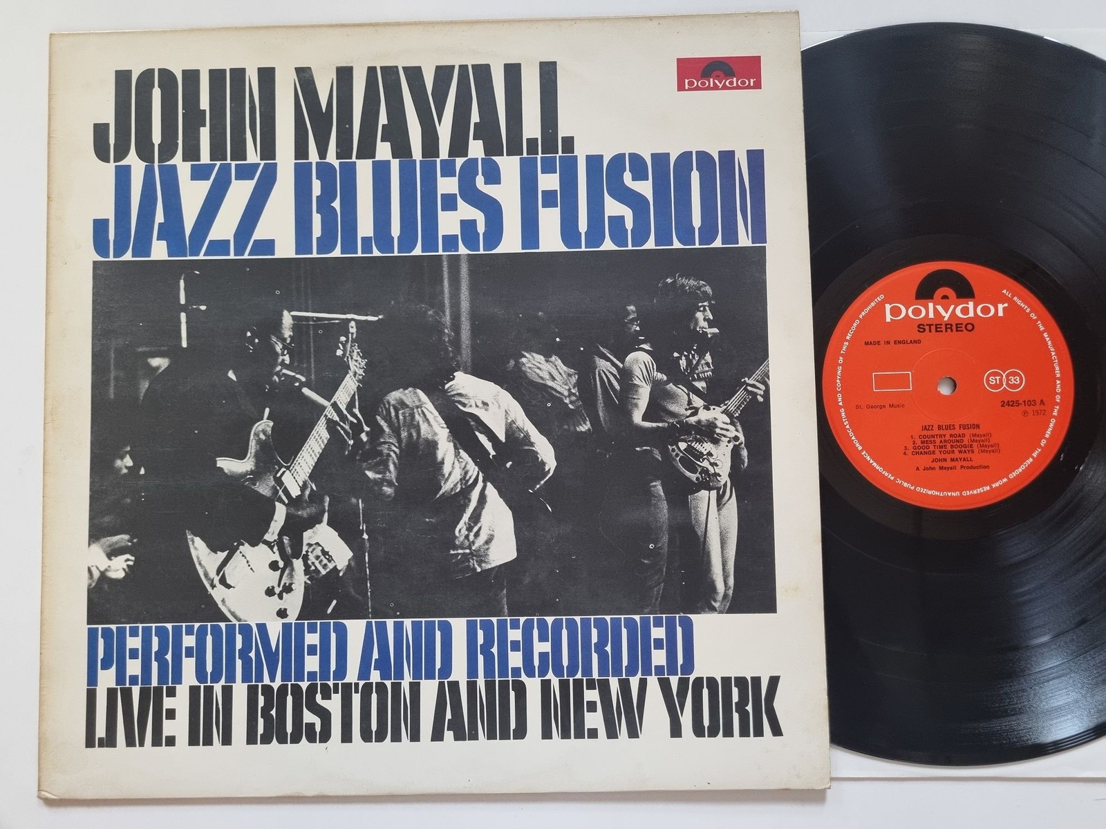 John Mayall - Jazz Blues Fusion Vinyl LP UK
