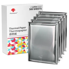 Phomemo Thermal Printer Paper 8.5 x 11 Inch, Advanced Thermal Printing US Let...