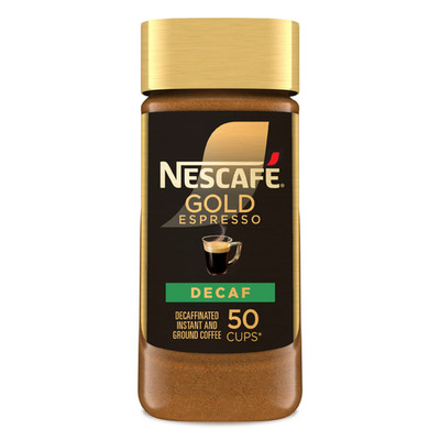NESCAFÉ Gold Decaf Espresso Instant Coffee, 3.17 oz