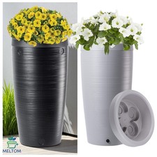 Regenwassertank 240L Design Regentonne Pflanzbar 2 Farben OHNE Fallrohr Set