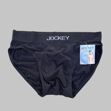 Jockey mens Black formfit modal seamfree bikini underwear size XL
