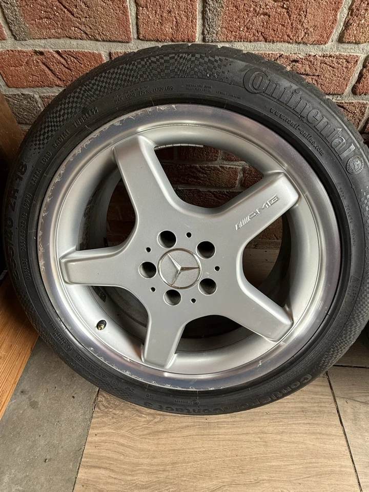 Original AMG Radsatz Mercedes Benz R230 R129 W211 Continental Sport Contact 3 - Bild 3 von 4