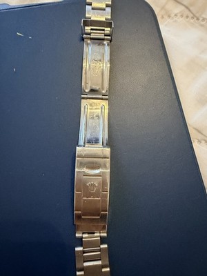 Rolex Stainless Steel Silver Bracelet Watch Band with Rolex Clasp