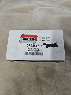 BEPCO OR286171 E6 DUAL FOOT  BRAKE VALVE  IN BOX REMANUFACTURED