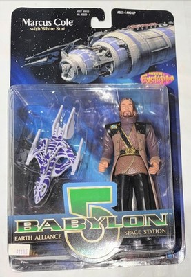 Babylon 5 Marcus Cole White Star Figure Warner Bros 1997 Exclusive Premiere New