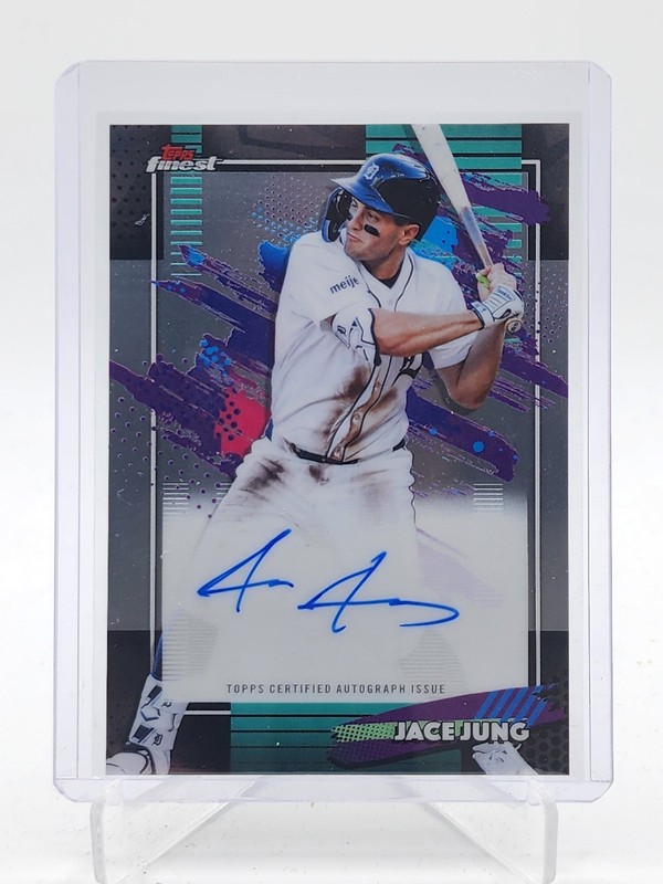 JACE JUNG 2026 TOPPS FINEST AUTOGRAPH AUTO #FA-JJU BASEBALL TIGERS Q6230