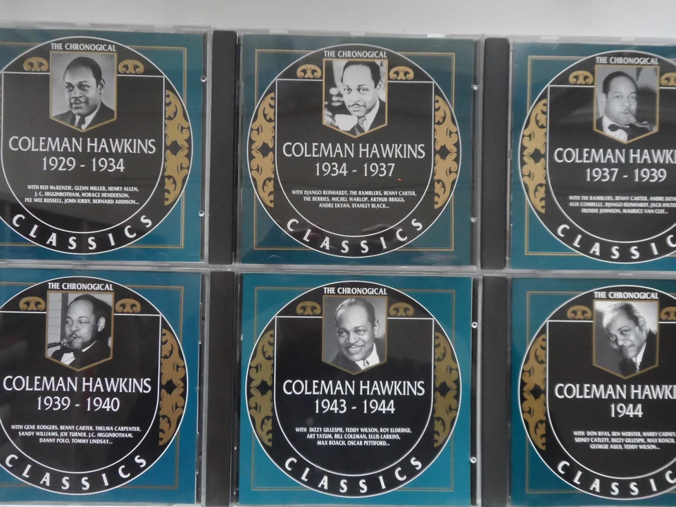 Coleman Hawkins 1929-1954 Chronological Classics + Alternative Takes, 15 CDs