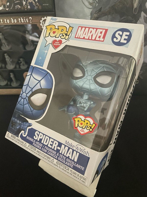 Funko Pop! Marvel Spider-Man Special Edition Bobblehead Pops With Purpose 63675