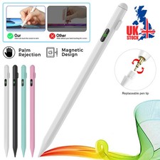 Active Smart Stylus Pen for iPad 10th 9th 8th 7th 6th Gen Palm Rejection