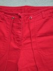No Boundaries Stretch Juniors Size 11 Red Capri Cropped Pants Summer Clothes — photo 4