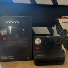 Polaroid Now Instant Camera Generation 2 Black w/ Shoulder Strap