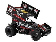WINGED SPRINT CAR #14 BAYSTON "FOUR CCCC'S-SANDER" 2025 1/18 BY ACME A1825007