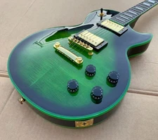 Widow Model Electric Guitar Bone Nut Glossy Finished Flame Maple Top Solid Body