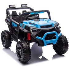 24V 400W Kids Ride On UTV Toy Car Parent Control LED Lights 4-Wheel Suspension