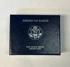 2007 - W -  American Eagle Silver Dollar Ch-Proof 63  (w/Box & CoA)