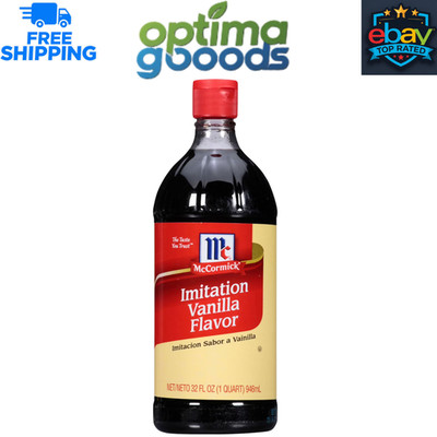 McCormick Imitation Vanilla Flavor 32 fl oz   Baking Extract for Desserts & More