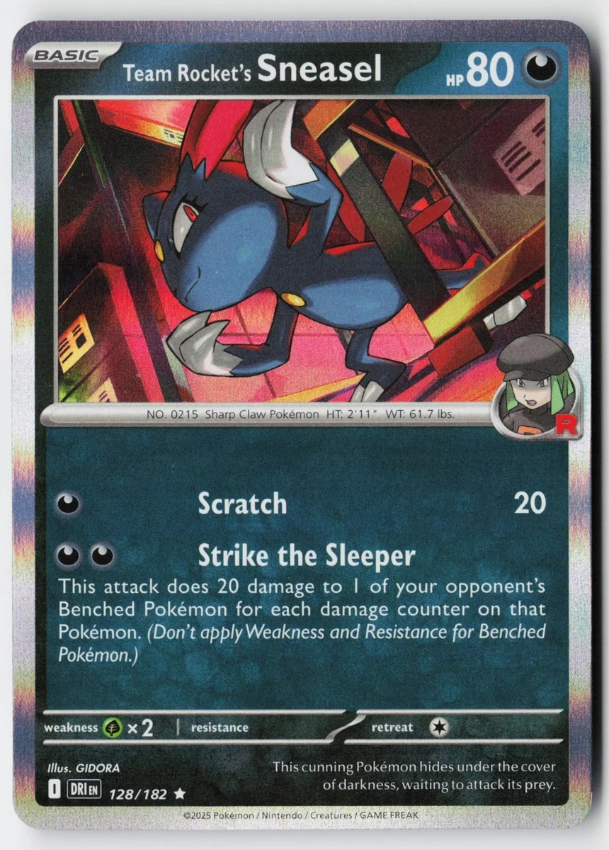 Team Rocket's Sneasel Pokémon TCG Cards for sale | eBay