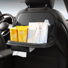 1x Car Back Seat Organiser Folding Kid Table Board Tablet Holder Hanging Storage