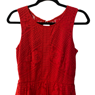 altar'd state red lace dress altar'd state red lace Mini dress Size Medium fit flare cocktail