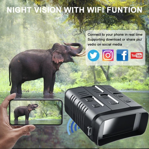 Night Vision Goggles, 36MP Full-Color 4K Night Vision Binoculars for Adult Gift - Picture 3 of 17