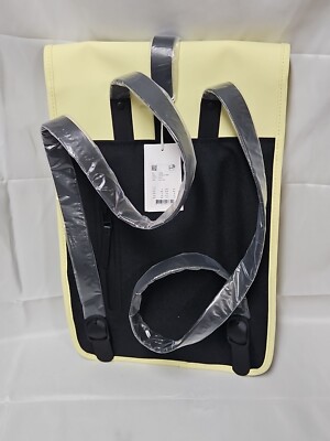 NEW Rains Backpack Mini Straw/Yellow Laptop Pocket  display picture 1
