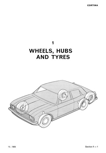 FORD CORTINA MK2 OEM Workshop Manual REPRINT 594 PAGES IN STURDY FOLDER 1966-70 - Picture 2 of 4