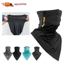 UV Protection Face Mask Neck Gaiter Ice Silk Scarf Breathable Bandana Balaclava