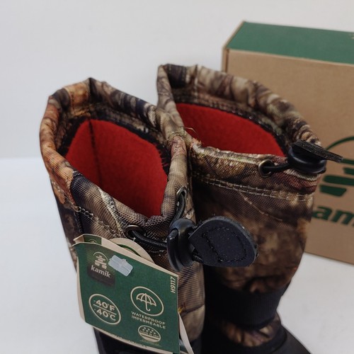 Kamik Rocket Mossy Oak Winter Snow Boots Little Boys Size 11 Camo WP -40 Rating - Picture 3 of 9