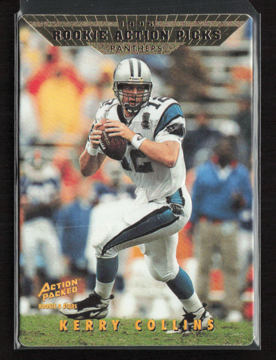 1995 Action Packed Rookies & Stars #98 Kerry Collins Carolina Panthers Rookie