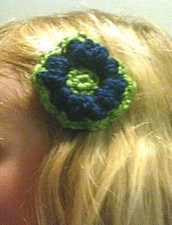 Handmade NFL Seattle SEAHAWKS Hair Clip