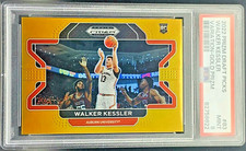Walker Kessler 2022-23 Prizm Draft Picks Gold Prizm Variation /10 PSA 9 Mint