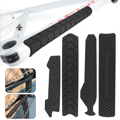 Silicone Mountain MTB Bike Bicycle Frame Protector Cover Chain Stay Guard HOT UK - Picture 3 of 16