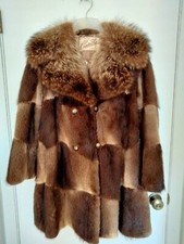 Vintage Capital Furs Luxurious Fur Coat With Deer And Horse Lining Pre-owned