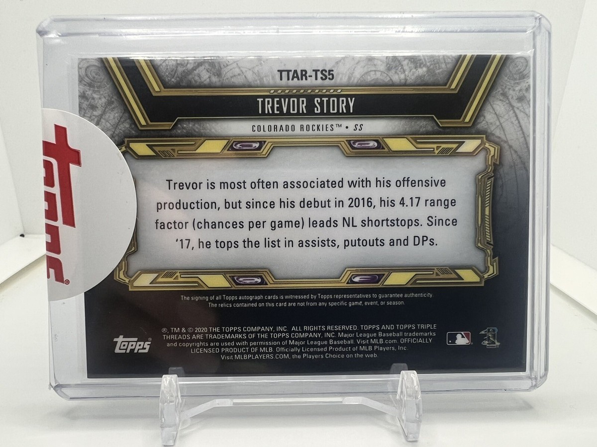 2020 Topps Triple Threads - Triple Threads Autograph Relics Trevor