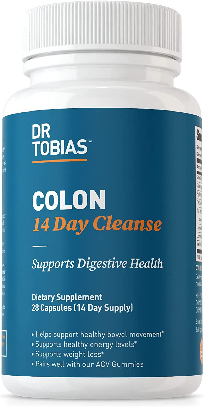 Colon 14 Day Cleanse, Advanced Gut Cleanse Detox for Women & Men with Cascara Sa