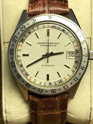 girard perregaux Gyrodate . Chronometer HF, 9080 FM 1960er jahre