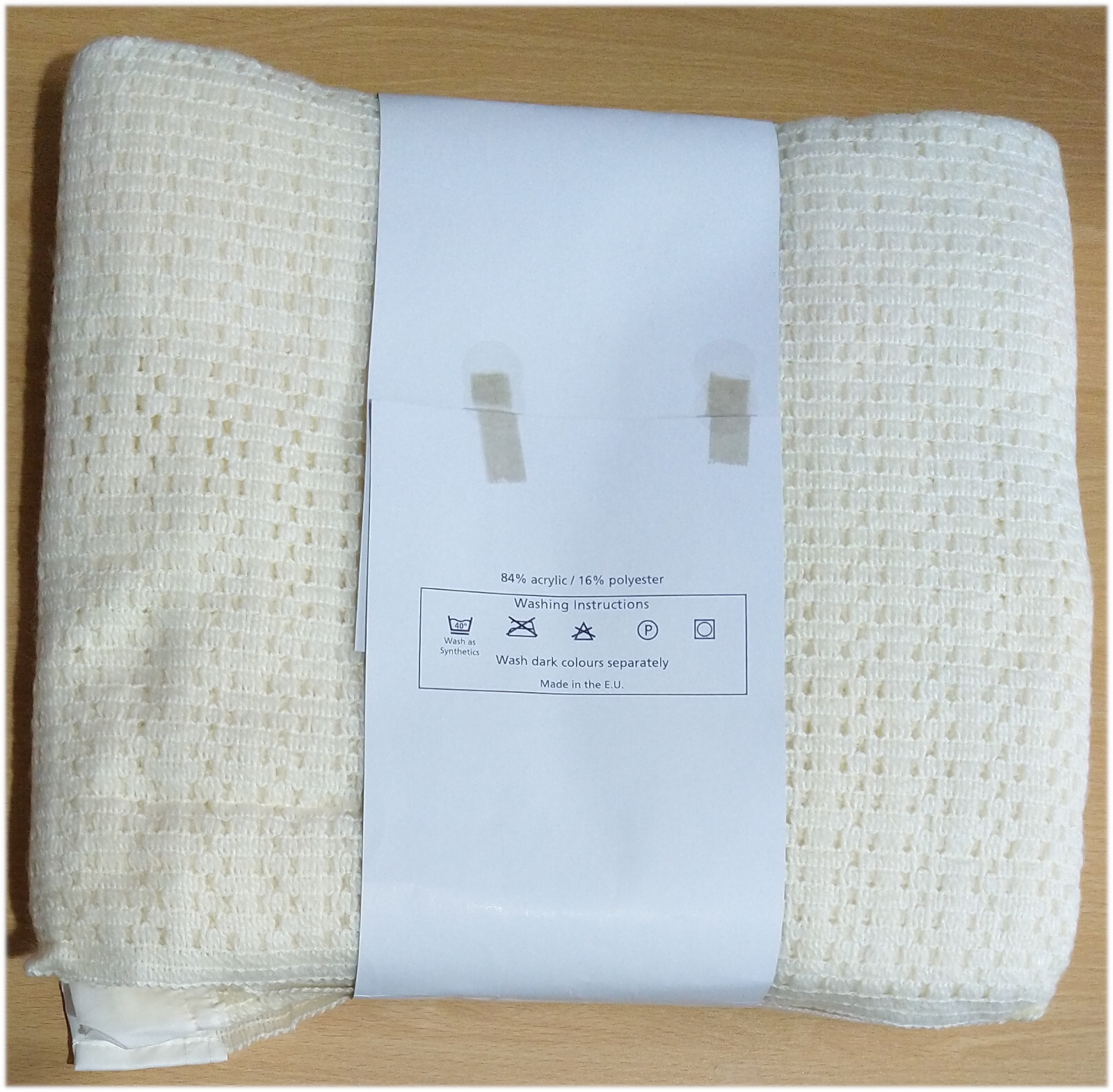 Witney Mill by Earlys of Witney Blanket Vintage Cream Blanket Single