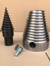 150mm Drillkegel Holzspalter Doppelgewinde für 4T + 4,5T Rotator 59mm Aufnahme