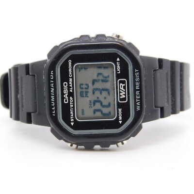 CASIO Illuminator 3284 LA-20WH Alarm Chrono Digital Women's Watch New Battery