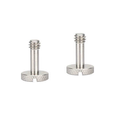 #ad 2xCAMVATE 1 4quot; 20 Slotted Knurled Captive Mounting Screw w Φ14mm Headamp; 20mm Bolt $9.99