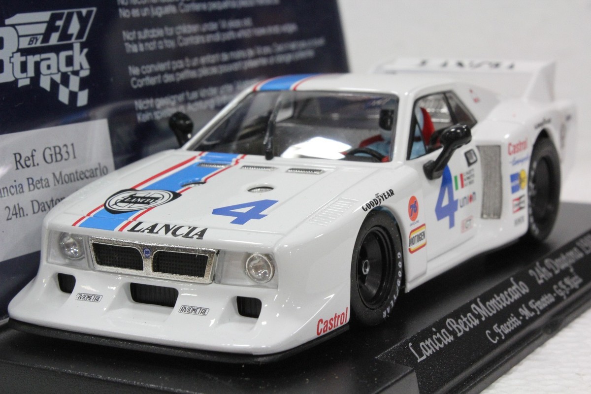 LANCIA BETA MONTECARLOスロットカー1/32 FLY GB31 LANCIA BETA MONTECARLO NEW SLOT CAR IN DISPLAY CASE