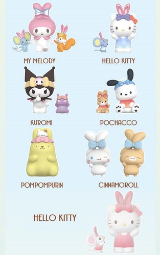 TOPTOY Sanrio Characters Ears Tying Days Confirmed Blind Box Figure new - Picture 2 of 9