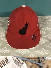 NBA Elements Reebok Miami Heat Baseball Hat Fitted 7 1/2!