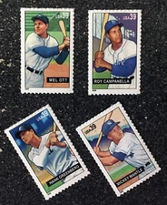 2006USA #4080-4083 39c Baseball Sluggers - Set of 4 Singles  Mint