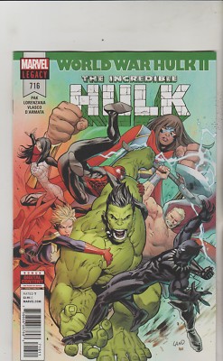 MARVEL COMICS INCREDIBLE HULK #716 JULY 2018 1ST PRINT NM